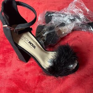 Fashion Nova Black Women's Heels